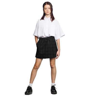 Юбка-шорты школьная Премиум Ballover ЮШд3 черная 1